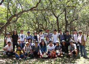 Vietnam Fieldwork Team at a Cashew Nut Farm in 8/2015